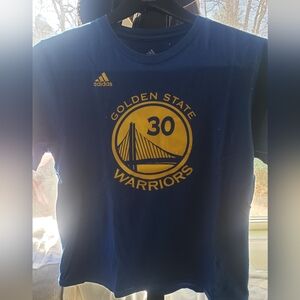Kids xl 18 Adidas official NBA Golden State Warriors Steph Curry #30 tshirt